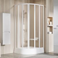 Душевой уголок Ravak Supernova SKCP6-90 90x90 32070100ZG профиль Белый стекло Grape — фото 2, Душевые уголки