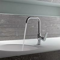 Смеситель для раковины Kludi Pure Solid 340250575 Хром — фото 2, Смесители