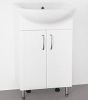 Тумба под раковину Style Line Эко Стандарт 9 Ладога 50 Белый — фото 1, Тумбы под раковину