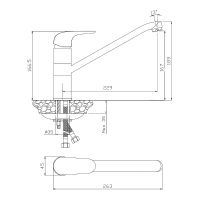 Товар: Смеситель для кухни Olive's Castilla 07430CS Хром - фото 2 Смеситель для кухни Olive's Castilla 07430CS Хром — фото 2, Смесители для кухни