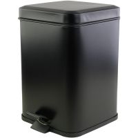 Ведро для мусора Veragio Gifortes 32141 Черное матовое — фото 1, Мусорные ведра