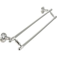 Полотенцедержатель Migliore Mirella 17253 двойной Хром — фото 1, Полотенцедержатели