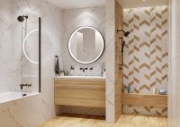 Керамогранит GlobalTile Ontario GT Бежевый GT808VGNG 14,7x59,4 см — фото 2, Керамогранит