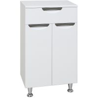 Тумба Runo Барселона 50 УТ000002342 Белая — фото 1, Комоды и тумбы для ванной комнаты