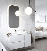 Зеркало Aqwella Soul 55 SOUL0255 с подсветкой с бесконтактным выключателем — фото 4, Мебель для ванной