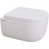 Унитаз Berges Ego Rimless 082122 подвесной с сиденьем Микролифт — фото 1, Подвесные унитазы