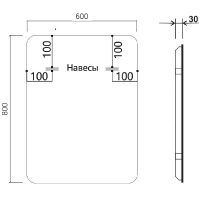 Товар: Зеркало Vincea 60 VLM-3VC600B-2 с подсветкой Черное с сенсорным выключателем с подогревом и диммером - фото 5 Зеркало Vincea 60 VLM-3VC600B-2 с подсветкой Черное с сенсорным выключателем с подогревом и диммером — фото 5, Зеркала в ванную комнату