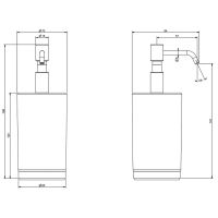 Товар: Дозатор для жидкого мыла Gessi Emporio Accessories 38839#031 Хром - фото 2 Дозатор для жидкого мыла Gessi Emporio Accessories 38839#031 Хром — фото 2, Дозаторы