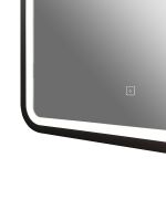 Товар: Зеркало Art&Max Genova AM-Gen-900-800-DS-F с подсветкой с сенсорным выключателем Черное - фото 3 Зеркало Art&Max Genova AM-Gen-900-800-DS-F с подсветкой с сенсорным выключателем Черное — фото 3, Мебель для ванной