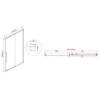 Товар: Душевая дверь Vincea Arno 120 VPS-1A120CGB профиль Черный стекло тонированное - фото 4 Душевая дверь Vincea Arno 120 VPS-1A120CGB профиль Черный стекло тонированное — фото 4, Душевые двери в нишу