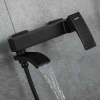 Смеситель для ванны Gappo G07-6 G3207-6 Черный матовый — фото 8, Смесители