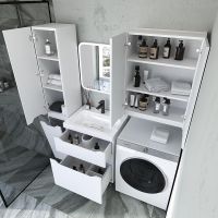 Тумба под раковину Style Line Марелла 60 Люкс Plus СС-00002395 Белый матовый антискрейтч — фото 5, Мебель для ванной