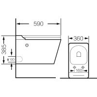 Унитаз Grossman GR-5501 подвесной с сиденьем Микролифт — фото 7, Подвесные унитазы