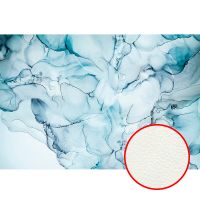 Фреска Ortograf Fluid art 33578 Фактура флок FLK Флизелин (4*2,7) Синий, Абстракция — фото 1, Фрески