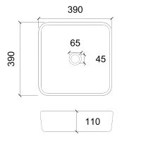 Раковина-чаша Abber Glas 39 AK2311 прозрачная — фото 2, Раковины