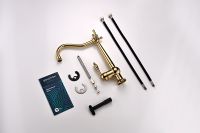 Товар: Смеситель для кухни Paulmark Retro Re213226-G Золото - фото 17 Смеситель для кухни Paulmark Retro Re213226-G Золото — фото 17, Смесители