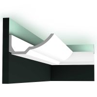 Профиль для скрытого освещения Orac Decor C351 2000x74x173 мм — фото 1, Карнизы