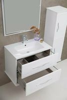 Тумба под раковину Cezares Tiffany 100 подвесная Bianco opaco арт-54951 — фото 2, Тумбы под раковину