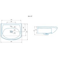 Товар: Тумба с раковиной Misty Уют 45 СО000002461 Белая - фото 3 Тумба с раковиной Misty Уют 45 СО000002461 Белая — фото 3, Мебель для ванной