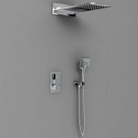 Душевая система Vincea VSFW-103TCH с термостатом Хром — фото 2, Встраиваемые душевые комплекты