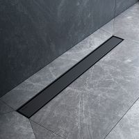 Душевой лоток AM.PM MasterFlow 70 W01SC-U11-070-04BM с Черной матовой решеткой / под плитку Tile — фото 8, Душевые лотки