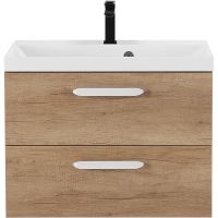 Тумба под раковину BelBagno Aurora 80 AURORA-800-2C-SO-RNN подвесная Rovere Nebrasca Nature — фото 1, Тумбы под раковину