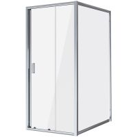 Душевой уголок Niagara Nova 80х100 NG-62-8A-A100 профиль Хром стекло прозрачное — фото 1, Душевые уголки