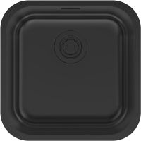 Кухонная мойка Paulmark Vello 44 Uni VE44-MBN Черная матовая — фото 1, Кухонные мойки