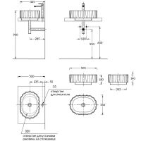 Товар: Раковина Kerama Marazzi Artbasin Conchiglia 50 CC.wb.50\WHT Белая глянцевая - фото 8 Раковина Kerama Marazzi Artbasin Conchiglia 50 CC.wb.50\WHT Белая глянцевая — фото 8, Раковины
