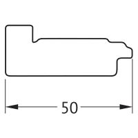 Зеркало Evoform Definite 62х62 BY 7495 в багетной раме - Состаренное дерево 50 мм — фото 5, Мебель для ванной