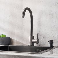 Смеситель для кухни Ростовская Мануфактура Сантехники SUS124PVD-017F Графит — фото 7, Смесители