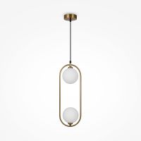 Товар: Подвесной светильник Maytoni Modern Ring MOD013PL-02BS1 Белый Латунь - фото 4 Подвесной светильник Maytoni Modern Ring MOD013PL-02BS1 Белый Латунь — фото 4, Подвесные светильники