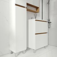 Товар: Тумба под раковину VIANT Мальта 60 VMAL60CO-T2Y Белая Дуб Вотан - фото 5 Тумба под раковину VIANT Мальта 60 VMAL60CO-T2Y Белая Дуб Вотан — фото 5, Мебель для ванной