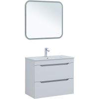 Товар: Тумба под раковину Aquanet Практика 80 330459 подвесная Белая матовая - фото 4 Тумба под раковину Aquanet Практика 80 330459 подвесная Белая матовая — фото 4, Мебель для ванной