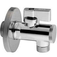 Запорный вентиль GPD FKM01-2 угловой Хром — фото 1, Комплектующие для душевого оборудования