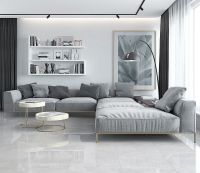 Керамогранит Laparet Vitrum Grigio серый матовый 60х60 см — фото 2, Керамогранит