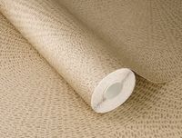 Обои RASCH Ascona 979220 Винил на флизелине (1,06*10) Бежевый, Круги/Рогожка — фото 3, Обои для стен