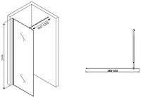 Товар: Душевая перегородка Abber Immer Offen 100 AG61100B8 профиль Черный стекло прозрачное - фото 4 Душевая перегородка Abber Immer Offen 100 AG61100B8 профиль Черный стекло прозрачное — фото 4, Душевые перегородки