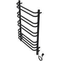 Электрический полотенцесушитель Aquatek Пандора П10 500x900 AQ EL RPC1090BL Черный муар — фото 9, Электрические полотенцесушители