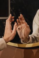 Зеркало Silver Mirrors Monaco 100 LED-00002767 с подсветкой Золото с бесконтактным выключателем и диммером — фото 18, Мебель для ванной