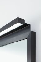 Зеркало Allen Brau Priority 120 1.31018.BB с подсветкой Черный браш — фото 8, Зеркала в ванную комнату