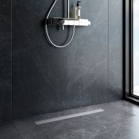 Душевой лоток AM.PM PrimeFlow 70 W02SC-U11-070-04SB с решеткой Хром матовый / под плитку Tile — фото 14, Душевые лотки