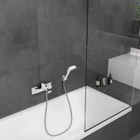 Смеситель для ванны Hansgrohe Vernis Shape Хром арт-71450000 — фото 2, Смеситель для ванны