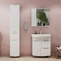 Тумба под раковину Volna Adel 70.1D.2Y tnADEL70.1D.2Y-01 Белая — фото 5, Тумбы под раковину