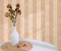 Обои Zambaiti Parati Savana 77531 Винил на флизелине (0,53*10,05) Бежевый/Серый, Полоса/Штукатурка — фото 3, Обои для стен