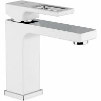 Смеситель для раковины Gappo G17-8 G1017-8 Белый Хром — фото 1, Смесители для раковины