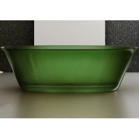 Ванна из полиэфирной смолы Abber Kristall 170х75 AT9707Emerald Зеленая без гидромассажа — фото 1, Ванны