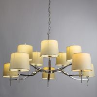 Товар: Люстра Divinare Soprano 1341/02 LM-10 Белая Хром - фото 4 Люстра Divinare Soprano 1341/02 LM-10 Белая Хром — фото 4, Люстры