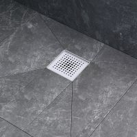 Душевой трап AM.PM MasterFlow 10 W01BD-P11-010-01SB с решеткой Хром матовый Cut Gradient — фото 6, Трапы для душа