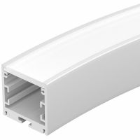 Профиль алюминиевый Arlight Arc 026668 накладной для радиусных светильников Белый — фото 1, Профили для светодиодных лент